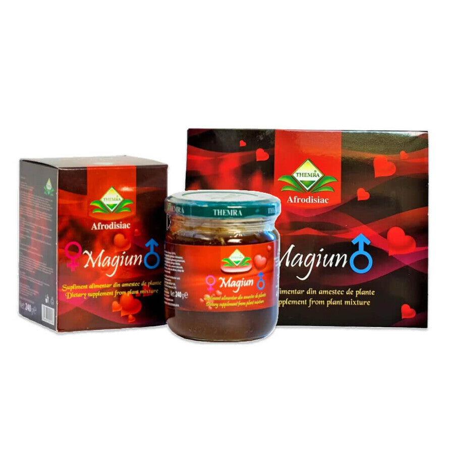 Magiun afrodisiaco 240 g + Afrodisiaco Magiun 12 buste portatili, Therma