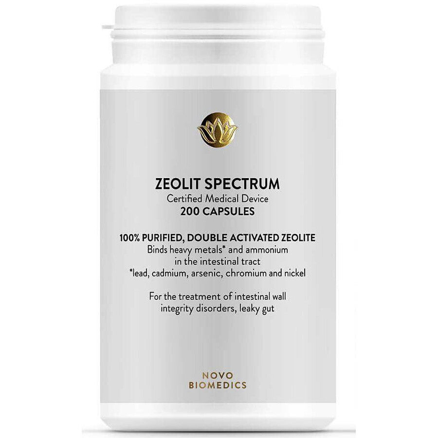 ZEOLITE SPECTRUM, 200 capsule, Elimina Tossine E Metalli Pesanti