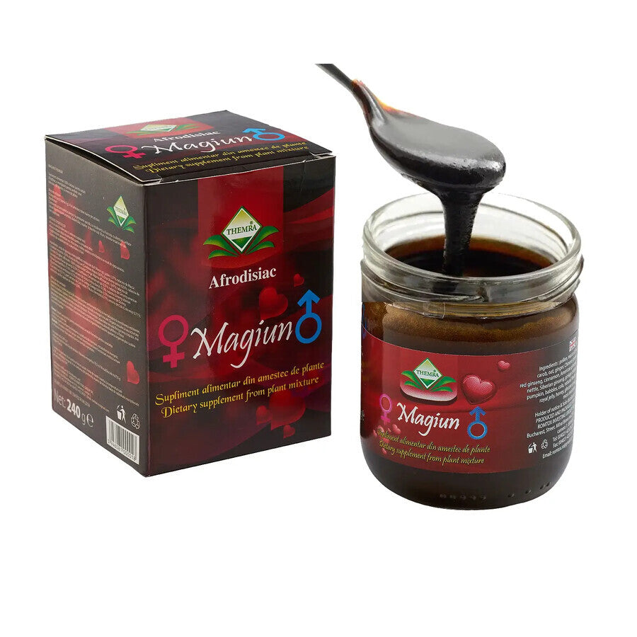 Magiun afrodisiaco 240 g + Afrodisiaco Magiun 12 buste portatili, Therma