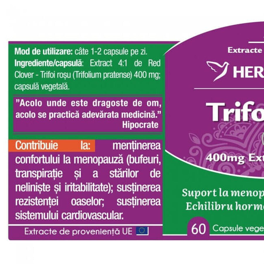 Trifoglio Rosso x 60cps, Herbagetica