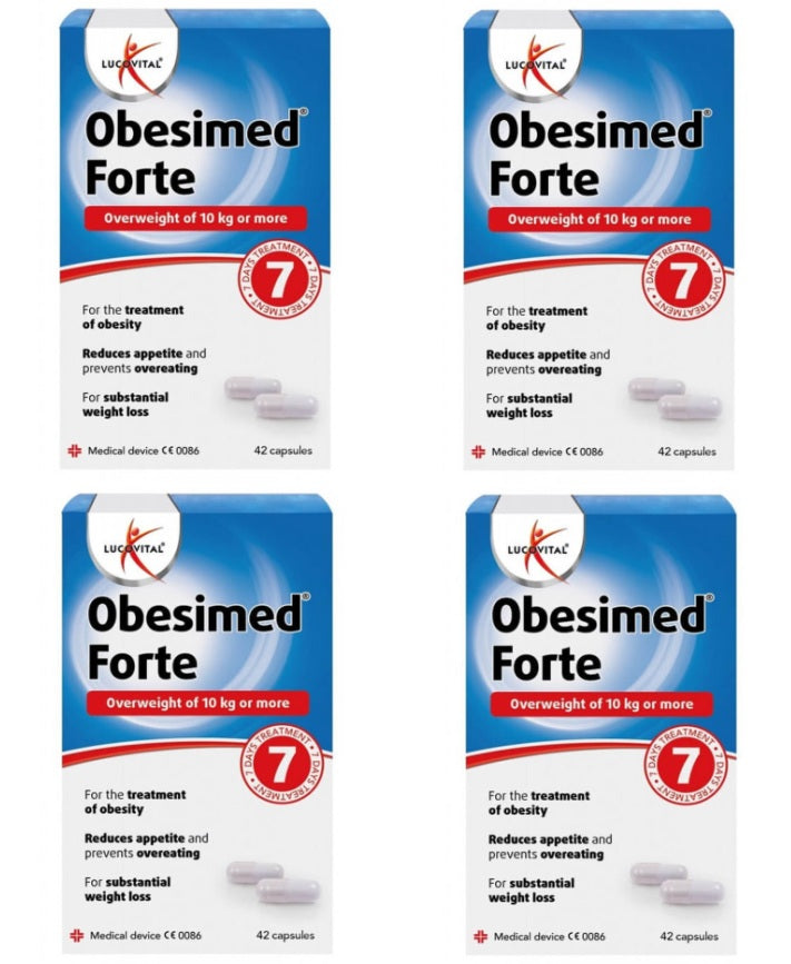 Obesimed Forte, 10 kg o più in sovrappeso, 42 capsule, Lucovitaal, compresse per la perdita del peso