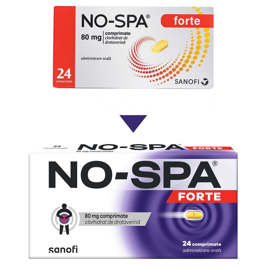 No-Spa Forte, 80 mg, 24 compresse, Sanofi, Antispasmodico