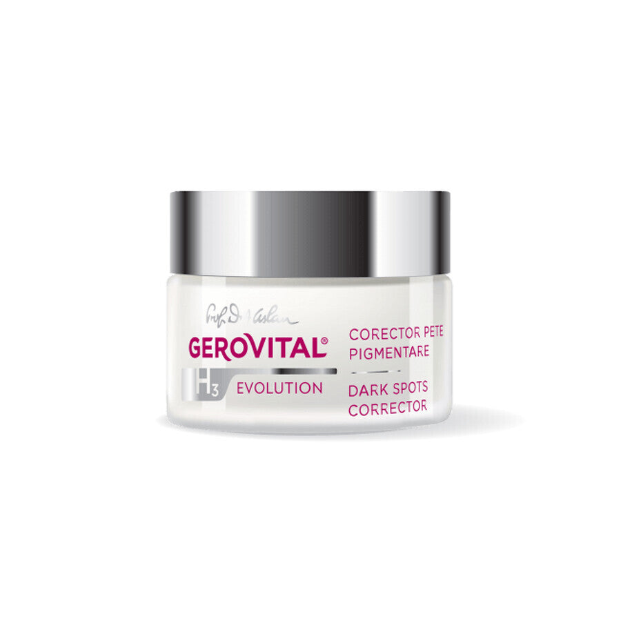 Correttore Macchie Pigmentarie, Gerovital H3 Evolution, 50 ml, Farmec