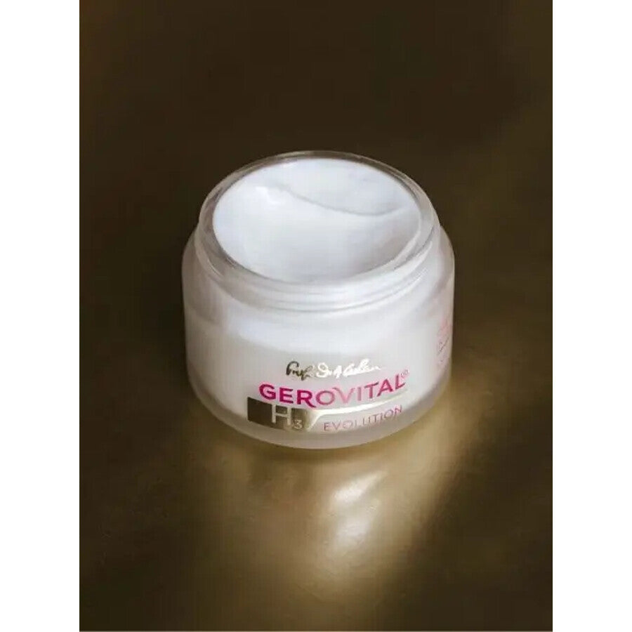 Crema Antirughe Intensamente Idratante con SFP 10, Gerovital H3 Evolution, 50 ml, Farmec
