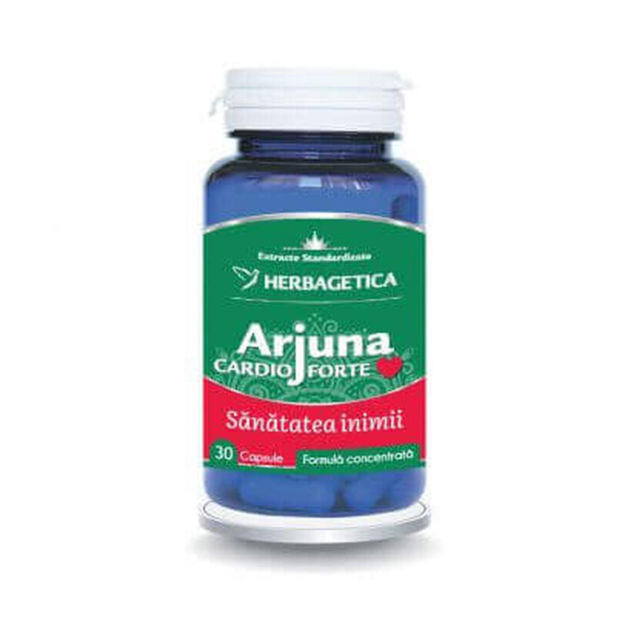 Arjuna Cardio Forte, 30 capsule Herbagetica