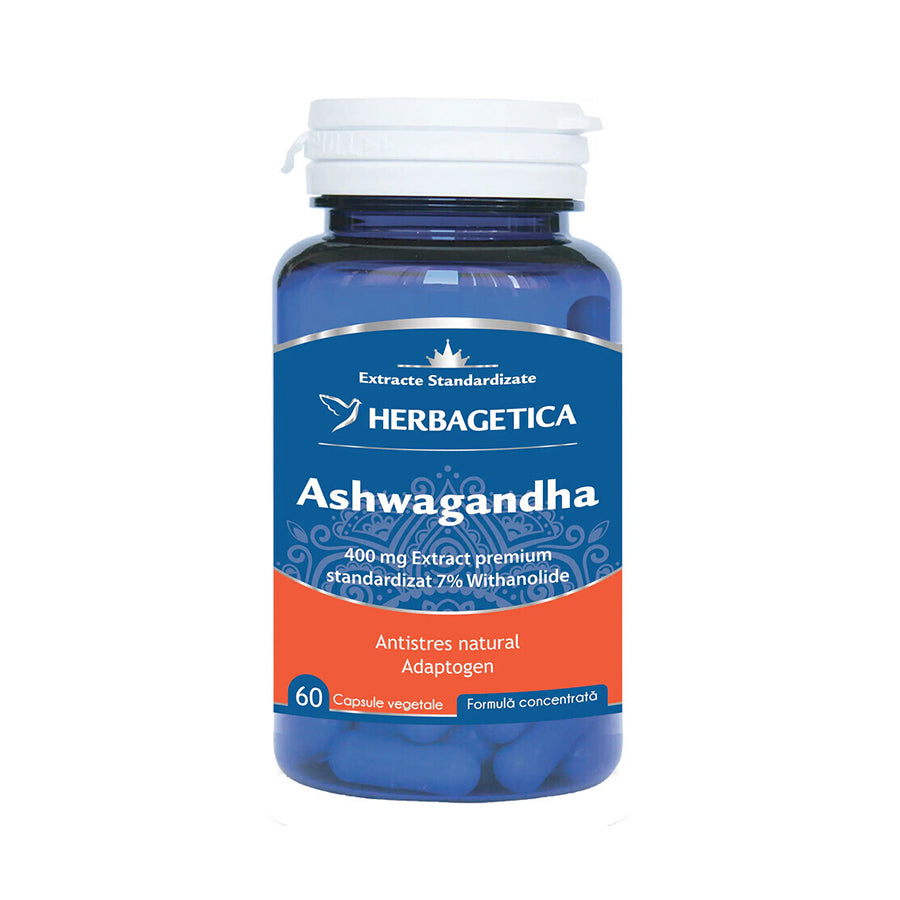 Ashwagandha, 60 capsule Herbagetica