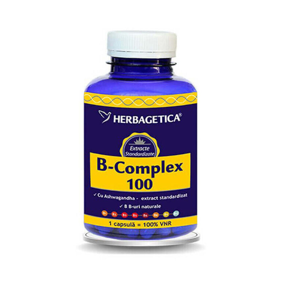 B-Complex 100, 120 capsule Herbagetica