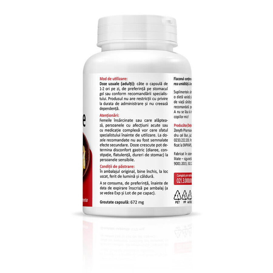 Berberine, 500 mg, 60 capsule, Zenyth trattamento glicemico colesterolo