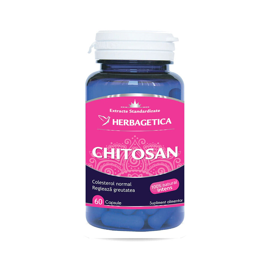 Chitosano, 60 capsule Herbagetica