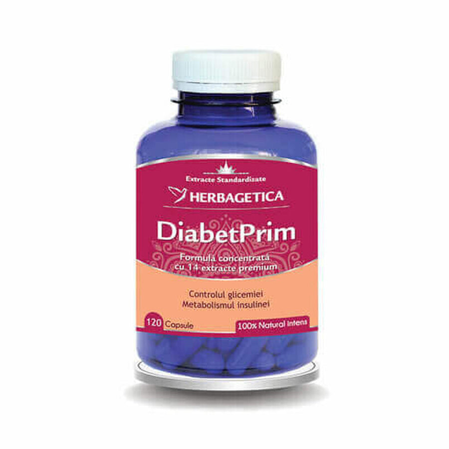 DiabetPrim, 120 capsule, Herbagetica