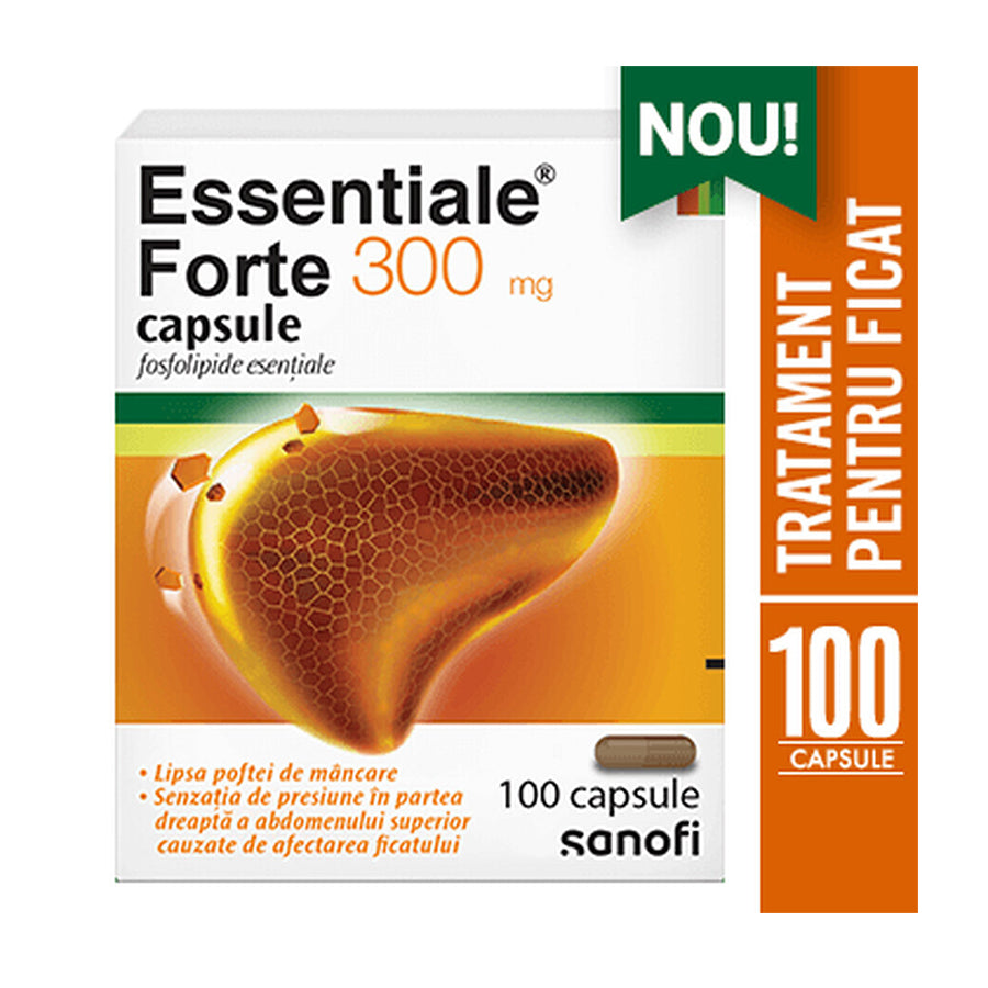 Essentiale Forte, 300 mg, 100 capsule, Sanofi