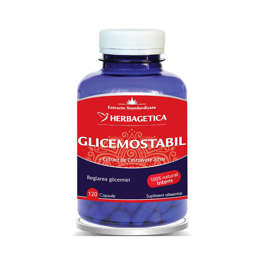Glicemostabil, 120 capsule Herbagetica