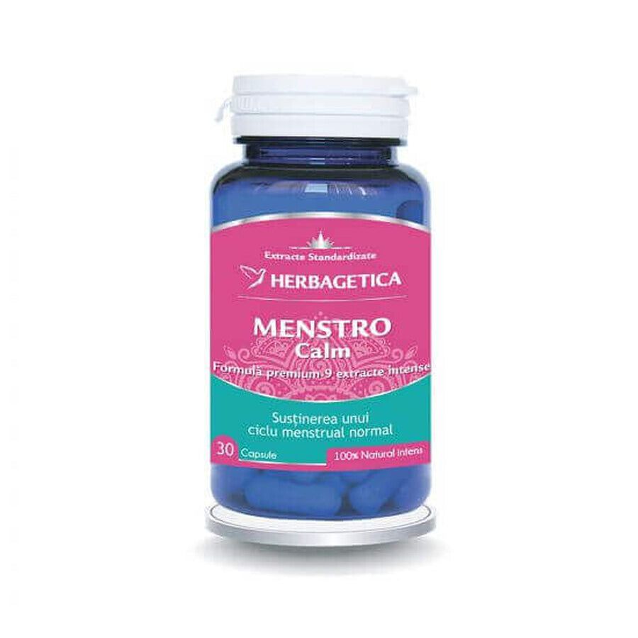 Menstrocalm, 30 capsule Herbagetica