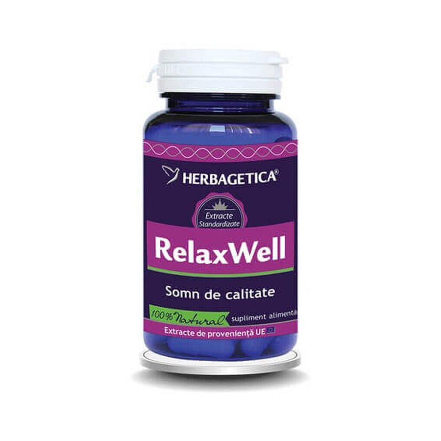 Relax Well, 60 capsule Herbagetica