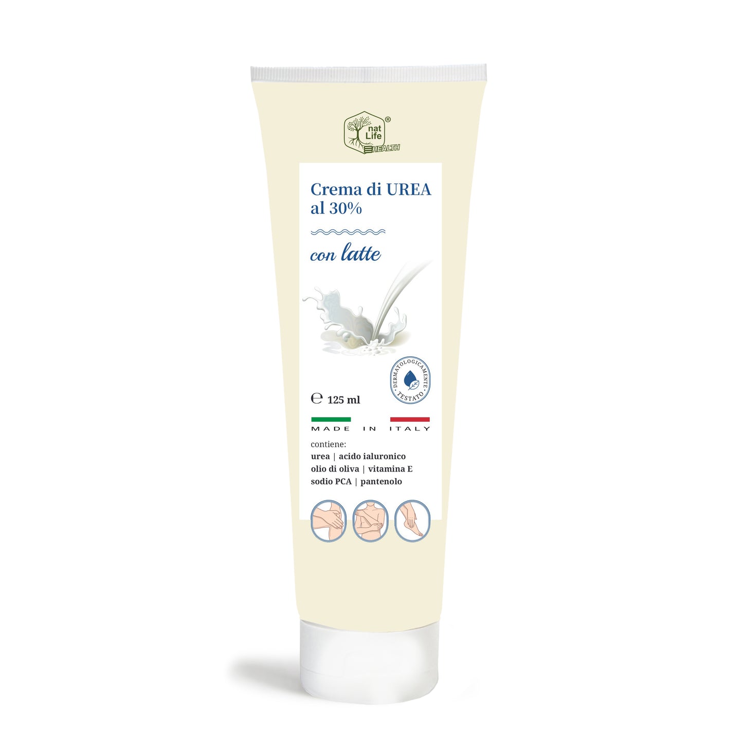 CREMA CON UREA 30% 125ML, NAT LIFE