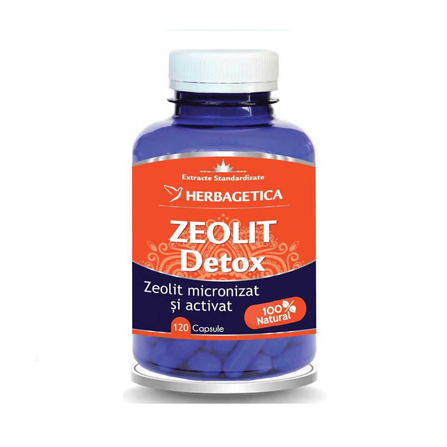 Zeolit Detox, 120 capsule, Herbagetica