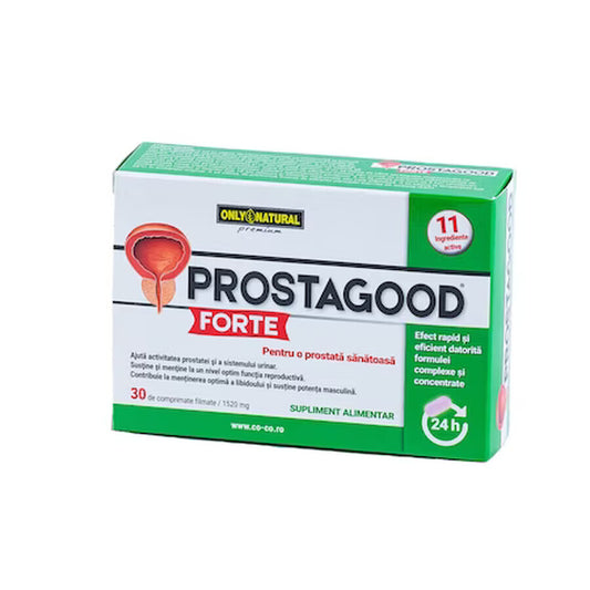 ProstaGood FORTE , 30 Compresse 1520mg Trattamento Per La Prostata 100% Naturale