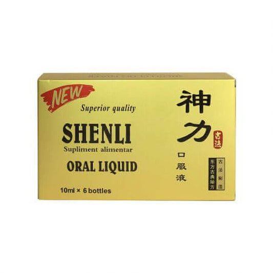 Shenli Oral Liquid Ultra Power - Potente, 6 fiale x 10 ml erbe orientali POTENTE