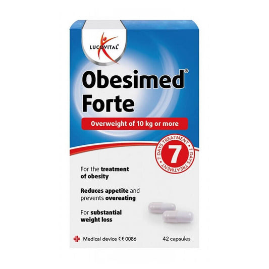 Obesimed Forte, 10 kg o più in sovrappeso, 42 capsule, Lucovitaal, compresse per la perdita del peso