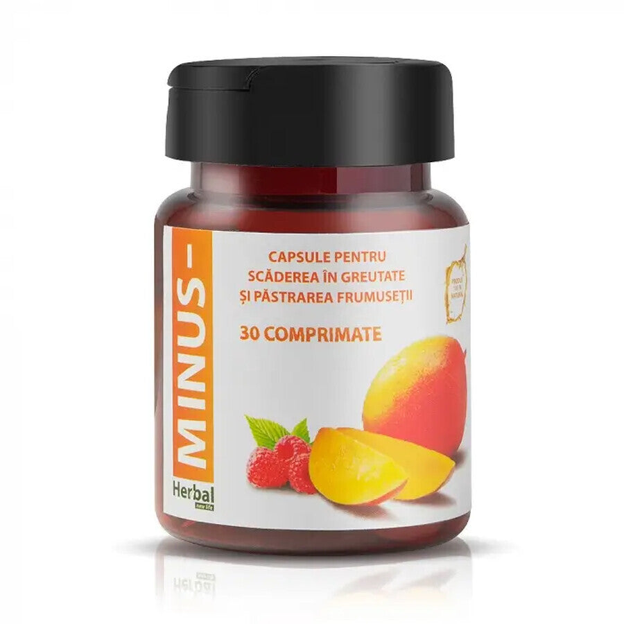 Minus capsule dimagranti, 30 compresse, Herbal New Life – Nat Life