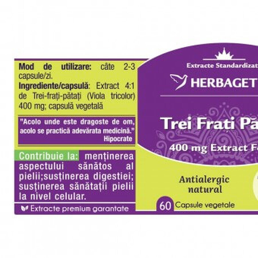 Trei Frati Patati x 60cps, Herbagetica