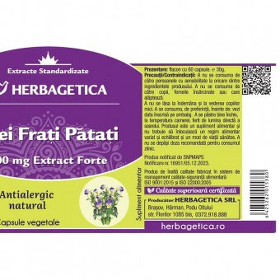 Trei Frati Patati x 60cps, Herbagetica