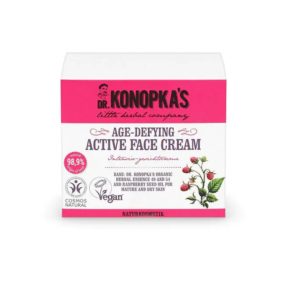 Crema viso attiva antirughe, 50 ml, Dr. Konopkas