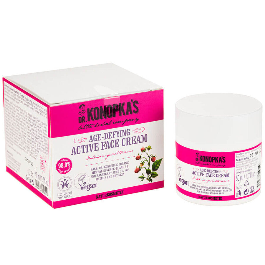 Crema viso attiva antirughe, 50 ml, Dr. Konopkas