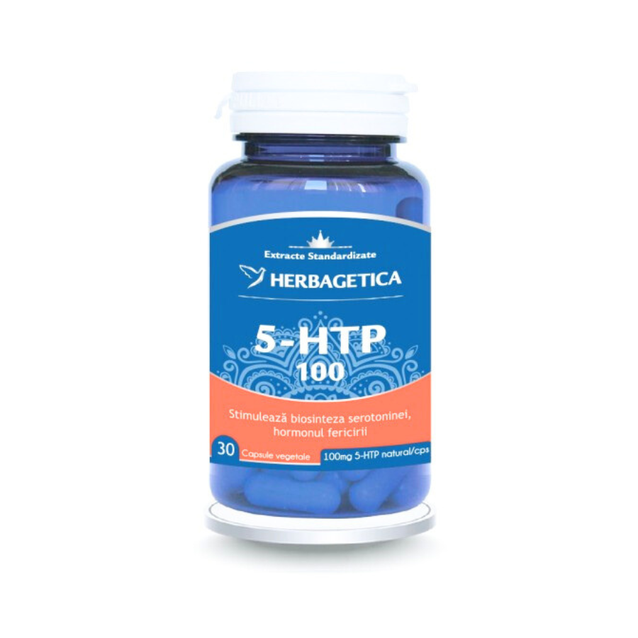 5 HTP 100 , 30 capsule Herbagetica