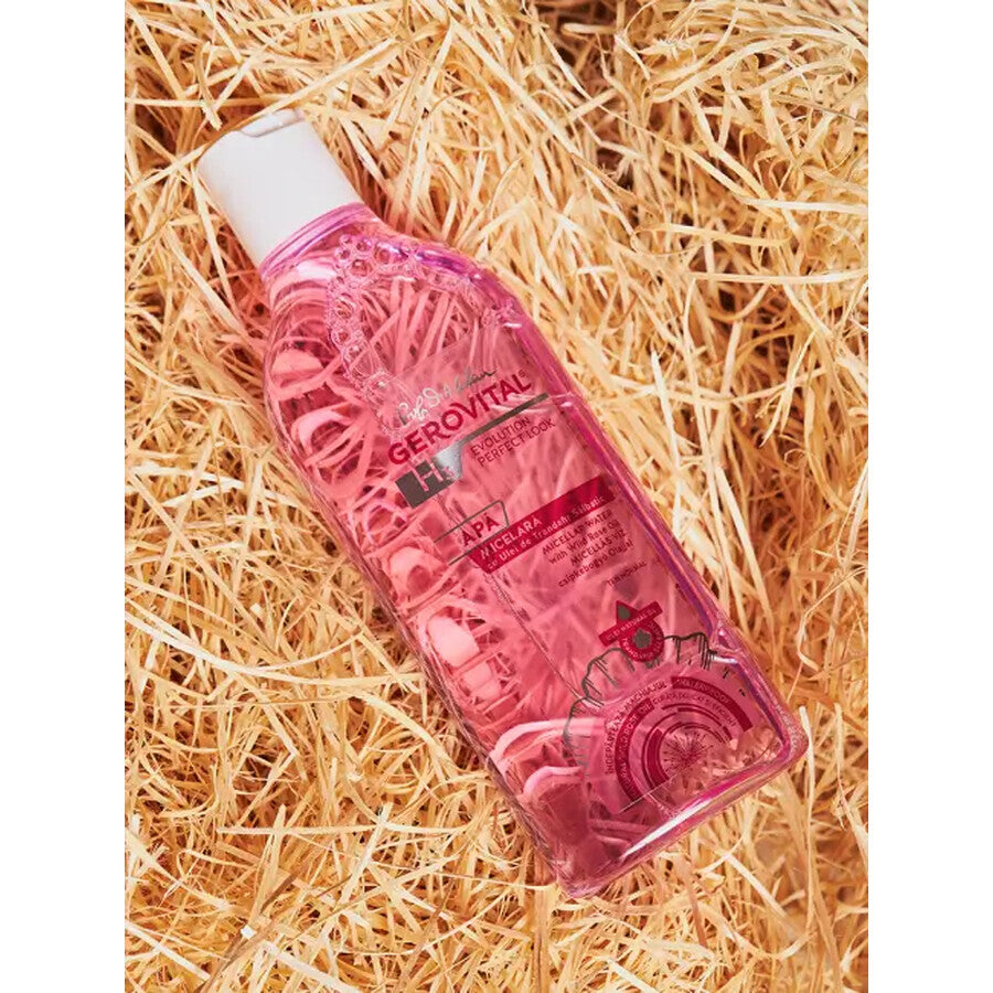 Acqua Micellare con Olio di Rosa Canina, Gerovital H3 Evolution Perfect Look, 400 ml, Farmec