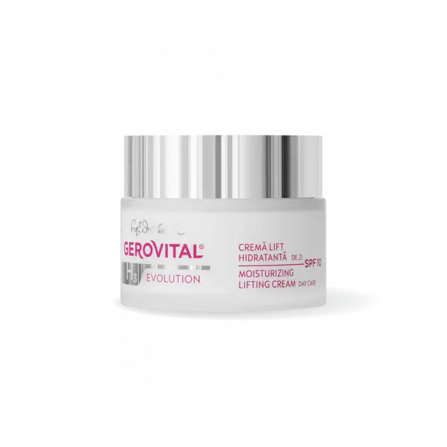 Crema Lift Idratante da Giorno con SFP 10, Gerovital H3 Evolution, 50 ml, Farmec
