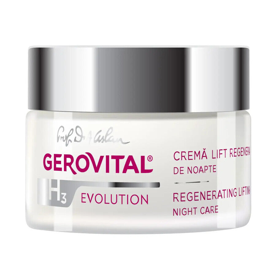 Crema Lift Rigenerante da Notte, Gerovital H3 Evolution, 50 ml, Farmec