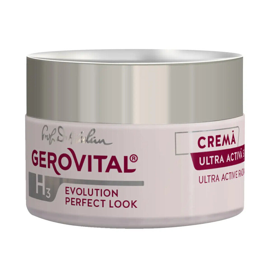 Crema Rimodellamento Contorno Viso, Gerovital H3 Evolution Perfect Look, 50 ml, Farmec