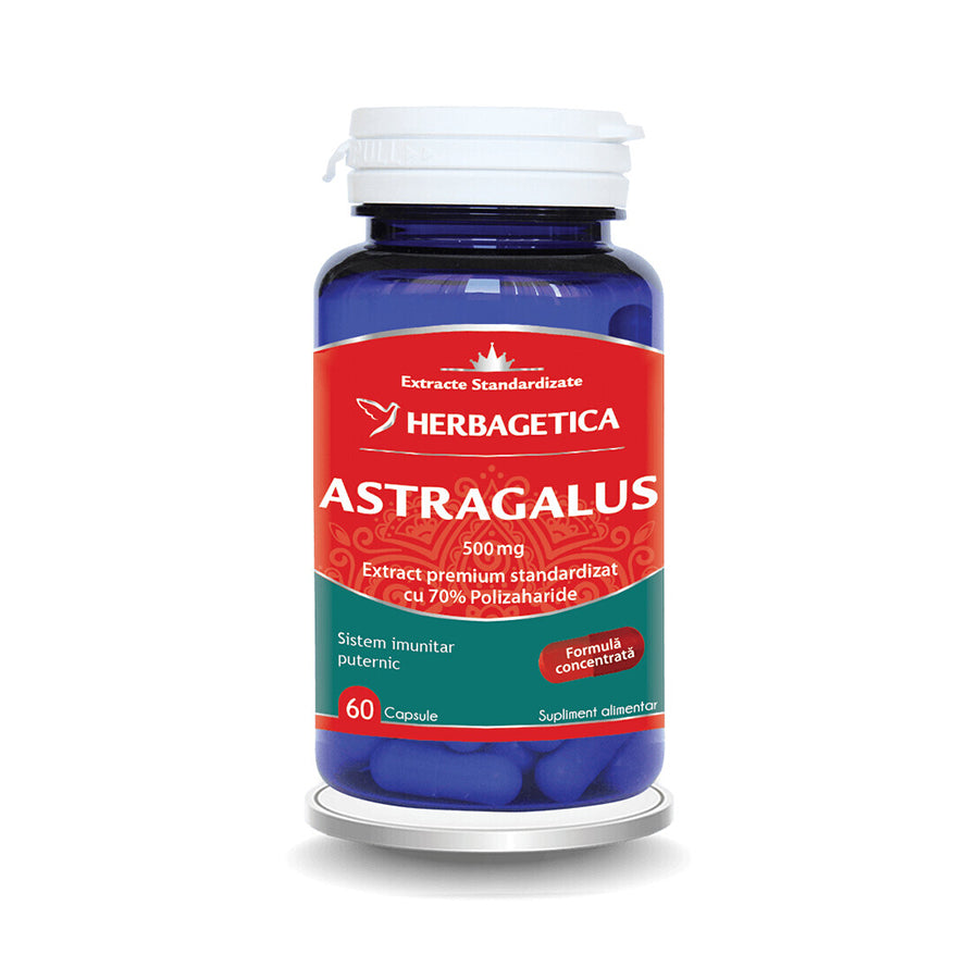 Astragalus 500 mg, 60 capsule Herbagetica