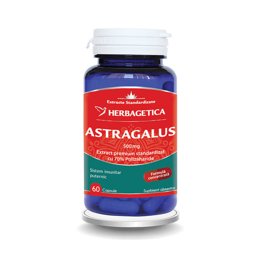 Astragalus 500 mg, 60 capsule Herbagetica