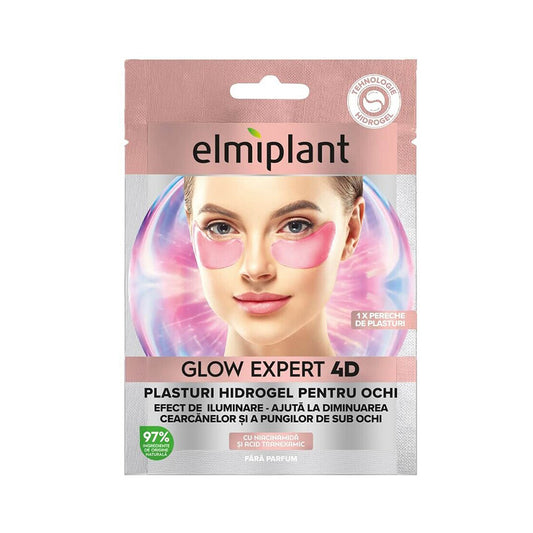 Cerotti per occhi in idrogel Glow Expert 4D, 1 paio, Elmiplant