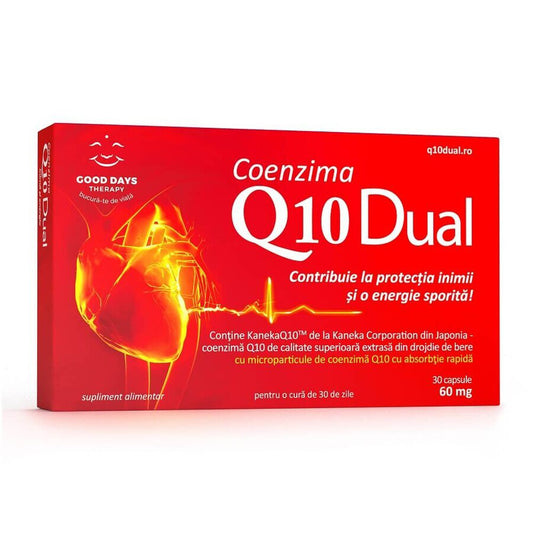 Coenzima Q10 Dual 60 mg, 30 capsule, Good Days Therapy