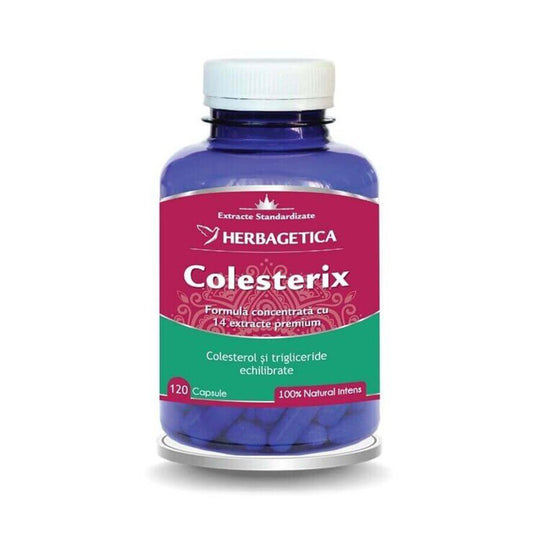 Colesterix, 120 capsule Herbagetica