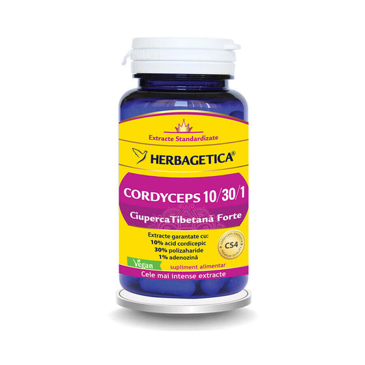Cordyceps 10/30/1, 60 capsule Herbagetica