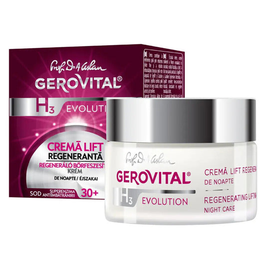 Crema Lift Rigenerante da Notte, Gerovital H3 Evolution, 50 ml, Farmec