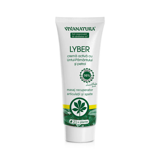 Crema attiva con Burro di Terra e Petrolio, Lyber, 250 ml, Vivanatura