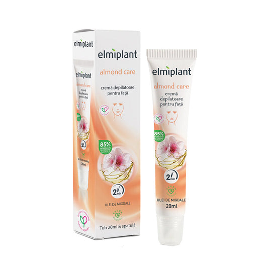 Crema depilatoria per il viso Almond Care, 20 ml, Elmiplant