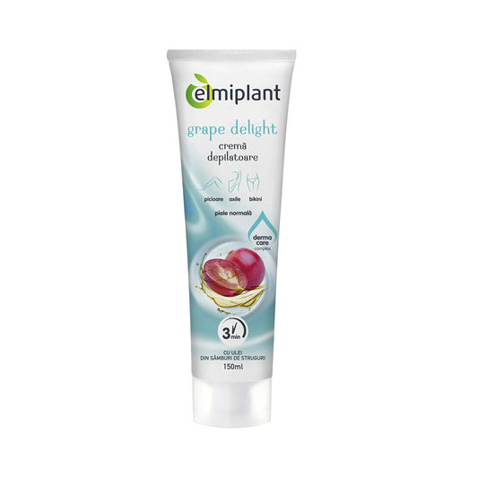 Crema depilatoria per pelli normali Grape Delight, 150 ml, Elmiplant