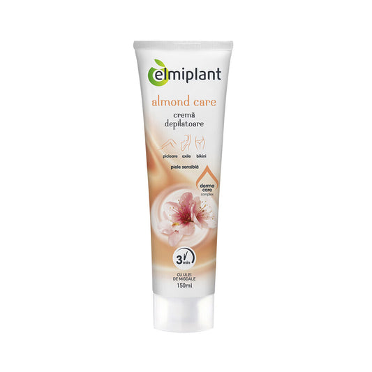 Crema depilatoria per pelli sensibili Almond Care, 150 ml, Elmiplant