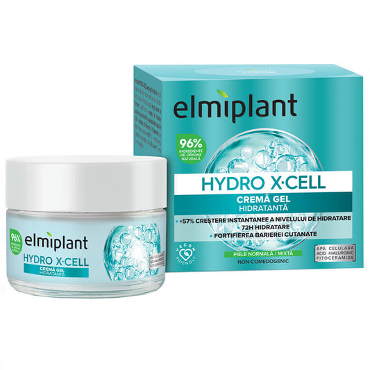 Crema gel idratante Hydro X-Cell, 50 ml, Elmiplant
