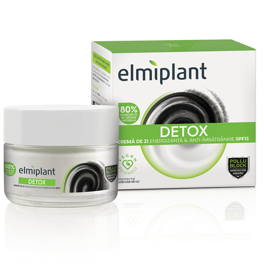 Crema giorno energizzante anti-età Detox, 50 ml, Elmiplant