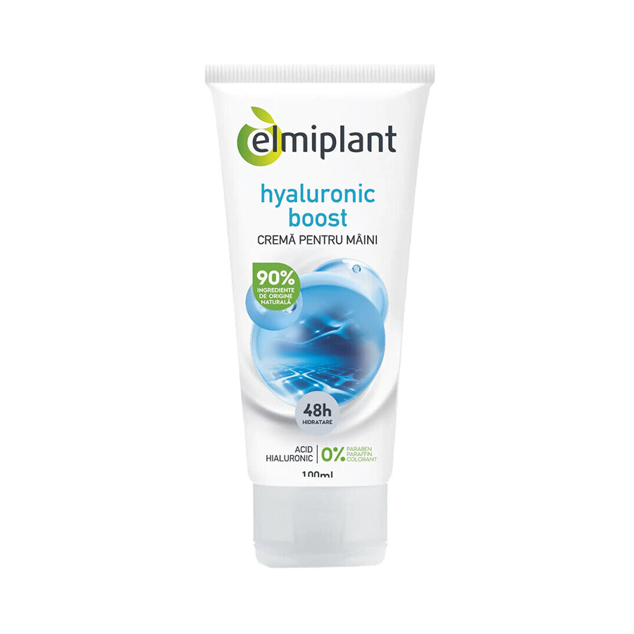 Crema per le mani Hyaluronic Boost, 100 ml, Elmiplant