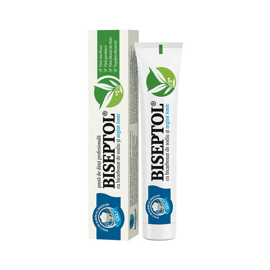 Pasta de dinti cu Argint Ionic Biseptol, 75 ml, Dacia Plant