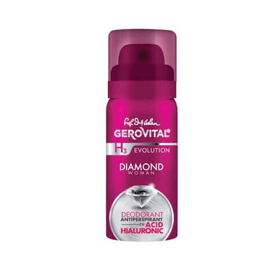 Deodorante spray Diamond Woman Gerovital H3 Evolution, 40 ml, Charmec