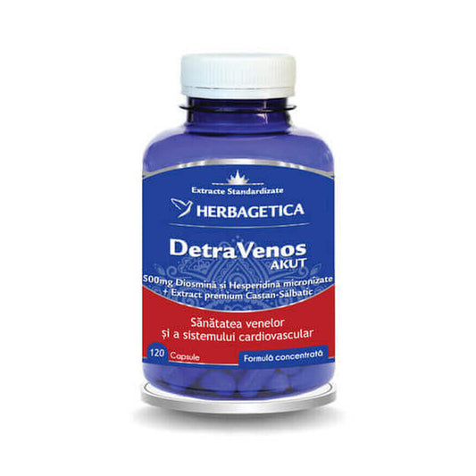 DetraVenos Akut, 120 capsule Herbagetica